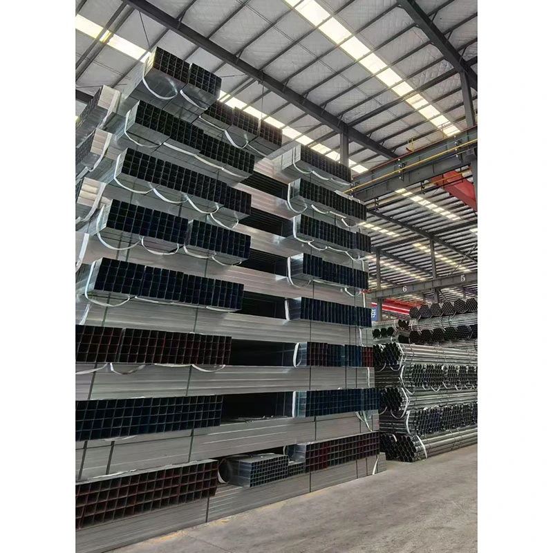 Ống thép hình chữ nhật hình chữ nhật mạ kẽm nhúng nóng