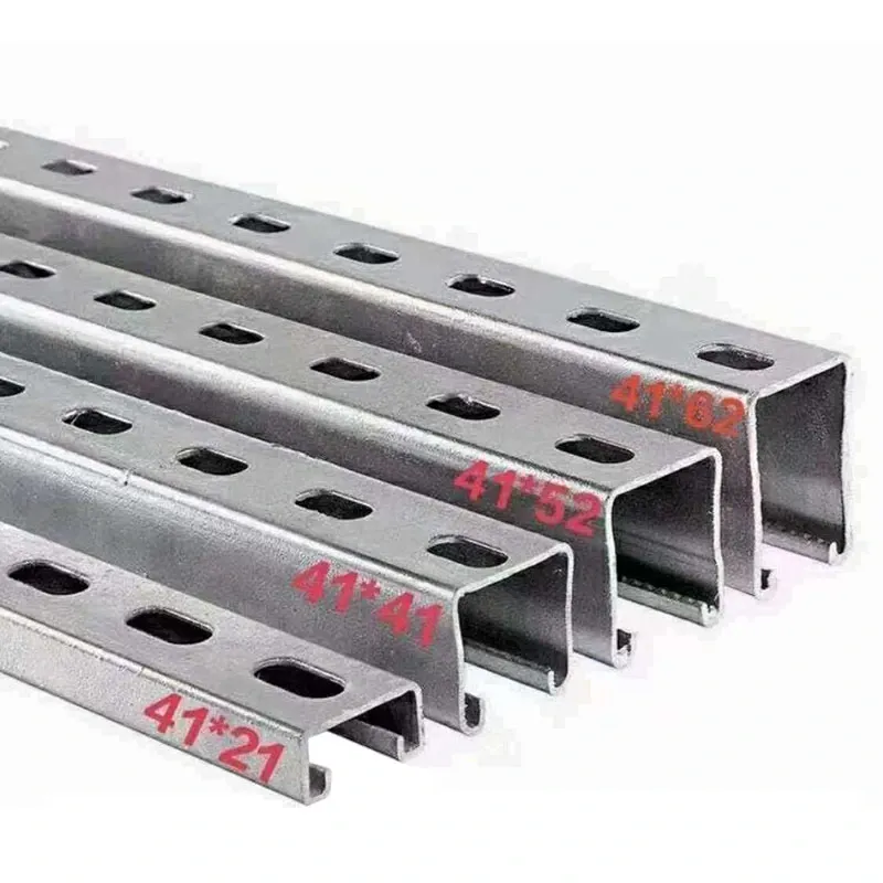 Giá đỡ bằng thép kênh chữ U mạ kẽm nhúng nóng